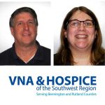portrait images of Brian Fleming Pamela Lanfour VNA & Hospice